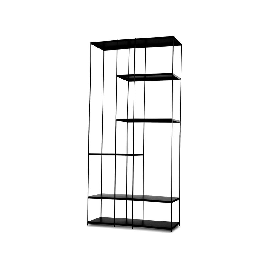 Bookcases & Etageres Etta Tall Bookshelf Black Black Powder Coated Steel Frame