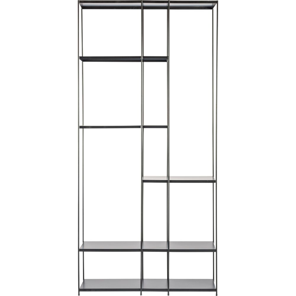 Bookcases & Etageres Etta Tall Bookshelf Black Black Powder Coated Steel Frame