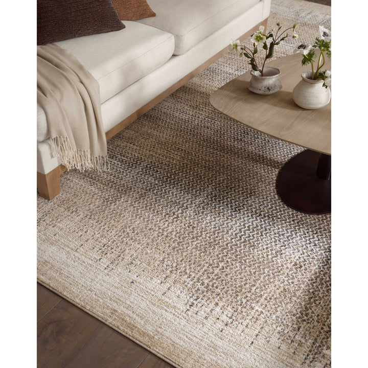 Loloi Wyatt Stone / Beige 6'-3" x 9'-2" Area Rug