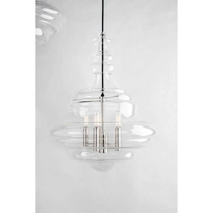 Chandeliers Washington 5 Light Large Pendant Polished Nickel