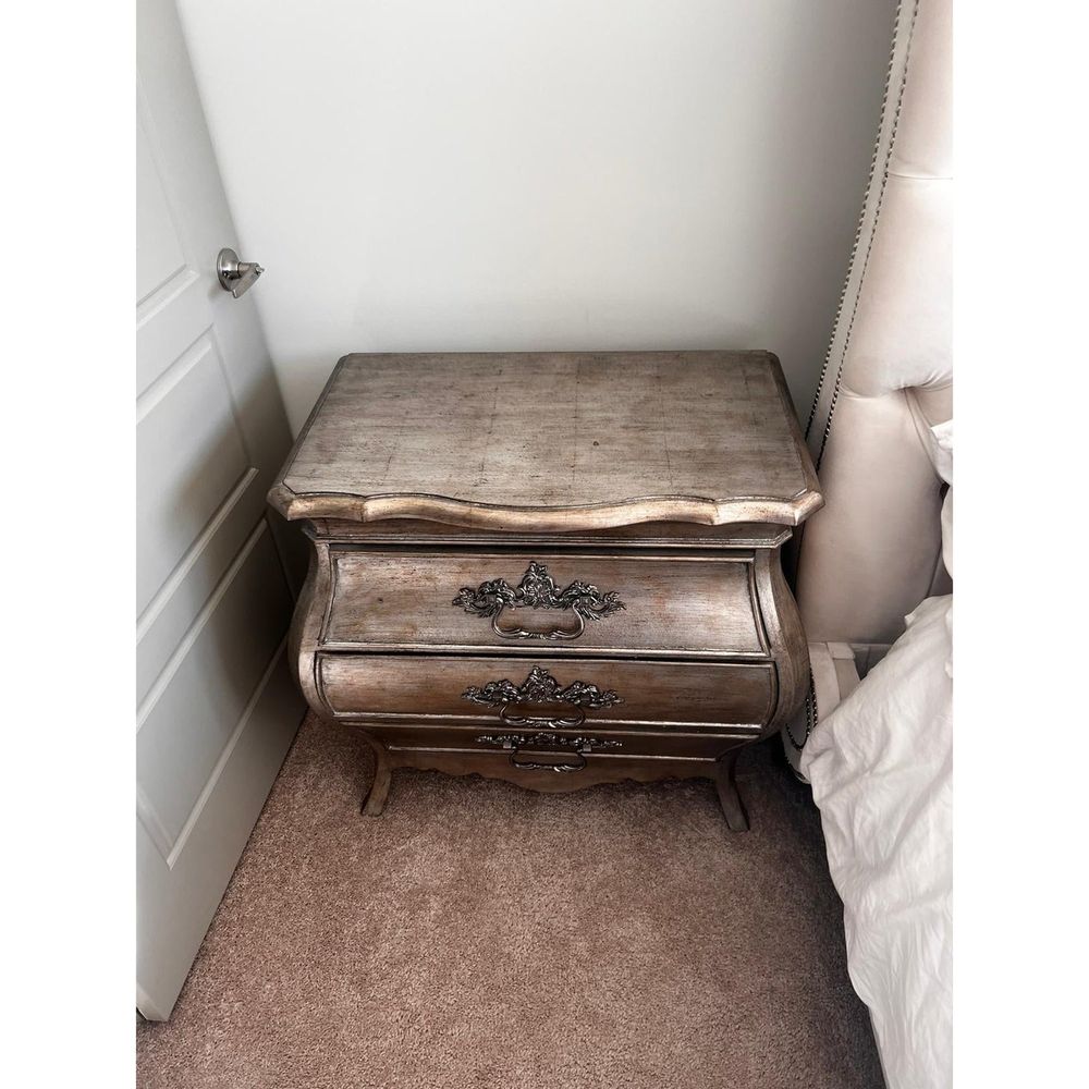 Nightstands Sanctuary Nightstand - Three Drawers Solid Wood Edge Top