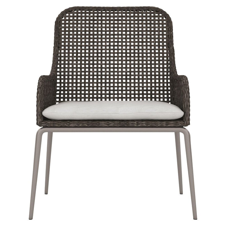 Outdoor Dining Chairs Orne Outdoor Arm Chair-Grey