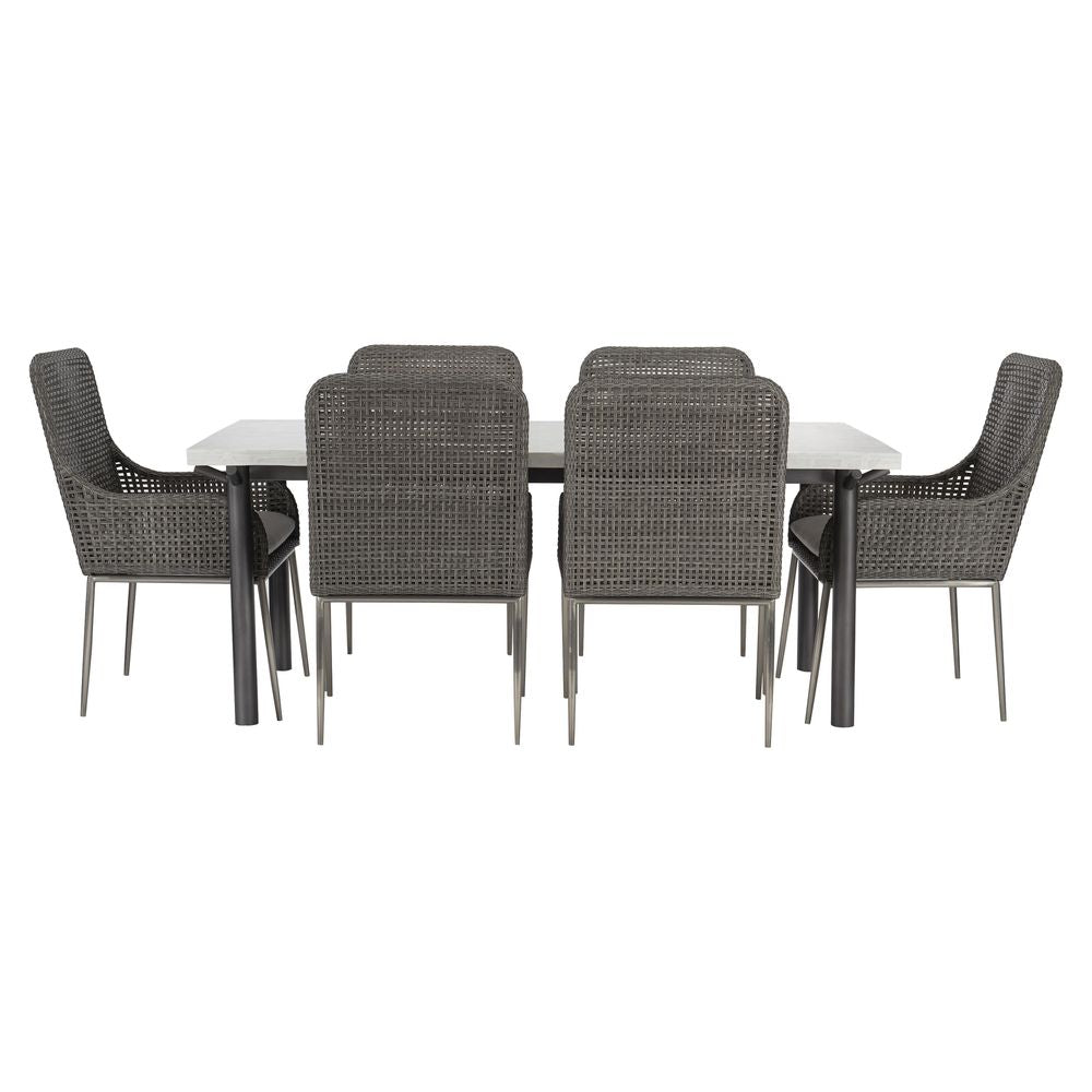 Orne Outdoor Arm Chair-Grey