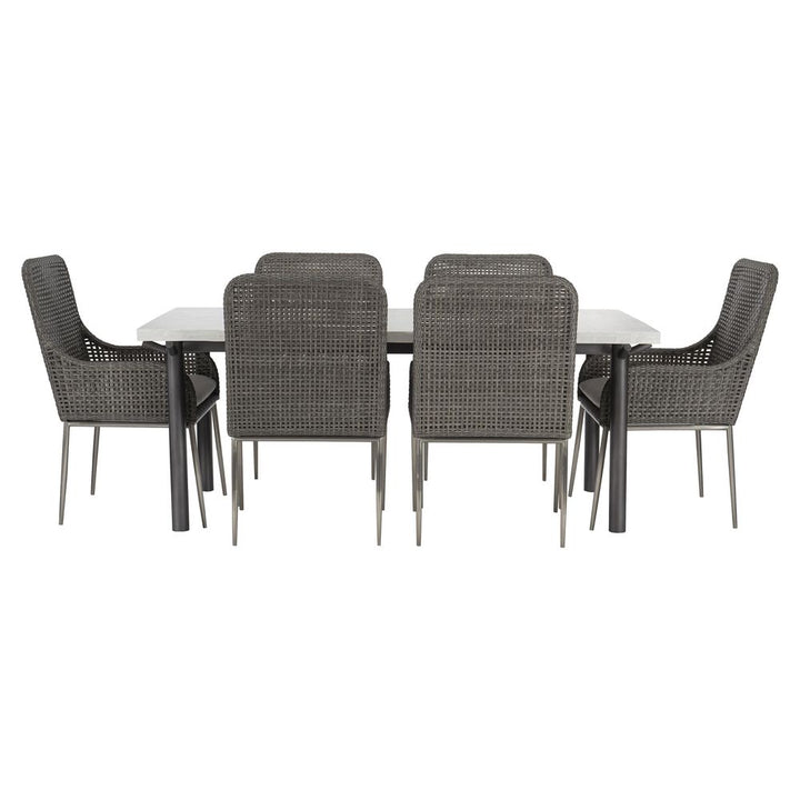Orne Outdoor Arm Chair-Grey