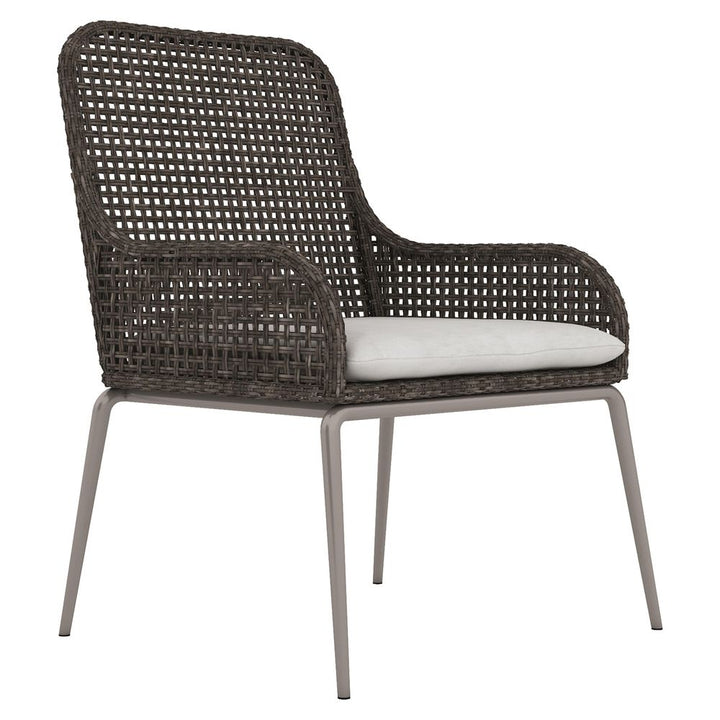 Outdoor Dining Chairs Orne Outdoor Arm Chair-Grey