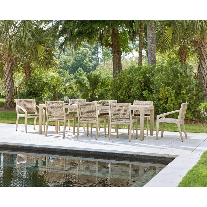 Polmon Outdoor Dining Table-Natural