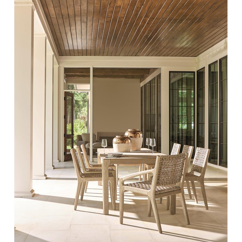 Polmon Outdoor Dining Table-Natural
