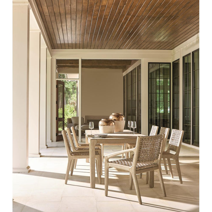 Polmon Outdoor Dining Table-Natural