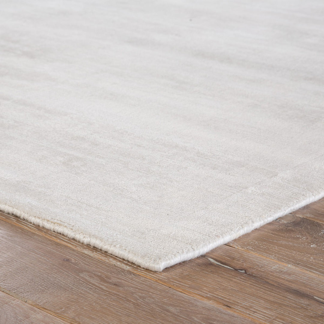 Jaipur Living Yasmin Handmade Solid White Runner Rug (3'X12')