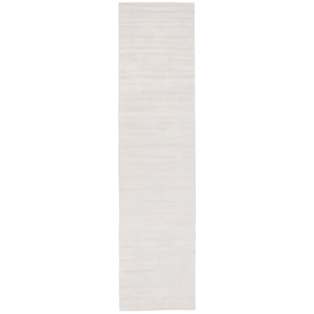 Jaipur Living Yasmin Handmade Solid White Runner Rug (3'X12')