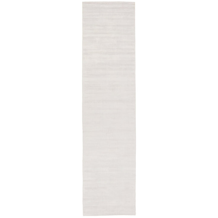 Jaipur Living Yasmin Handmade Solid White Runner Rug (3'X12')