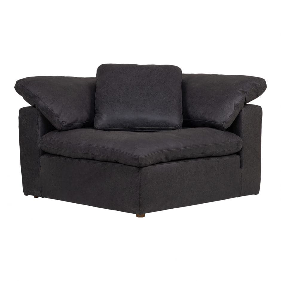 Clay Modular Sectional Parts-Moes-MOE-YJ-1004-02-SectionalsBlack Leather-Corner-18-France and Son