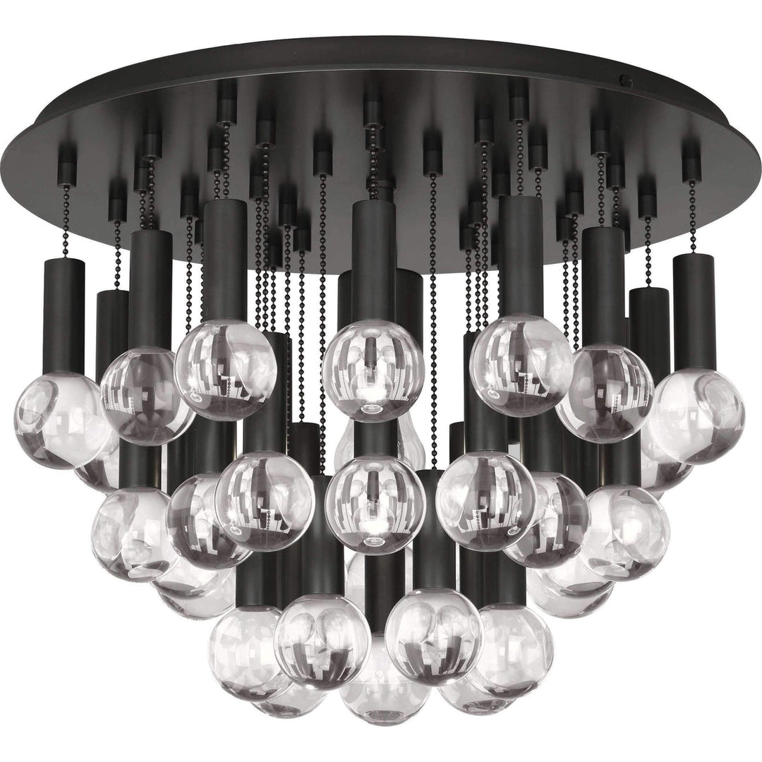 Jonathan Adler Milano Flushmount-Robert Abbey Fine Lighting-ABBEY-Z754-Flush MountsDeep Patina Bronze-2-France and Son