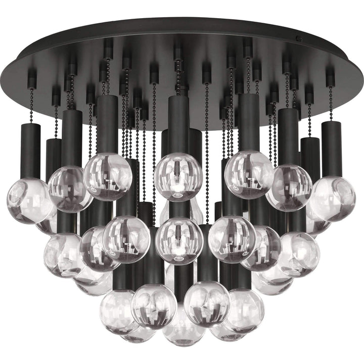 Jonathan Adler Milano Flushmount-Robert Abbey Fine Lighting-ABBEY-Z754-Flush MountsDeep Patina Bronze-2-France and Son