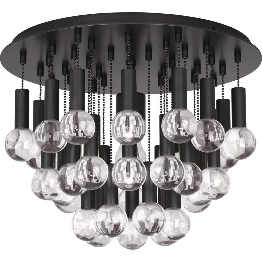 Jonathan Adler Milano Flushmount-Robert Abbey Fine Lighting-ABBEY-Z754-Flush MountsDeep Patina Bronze-2-France and Son