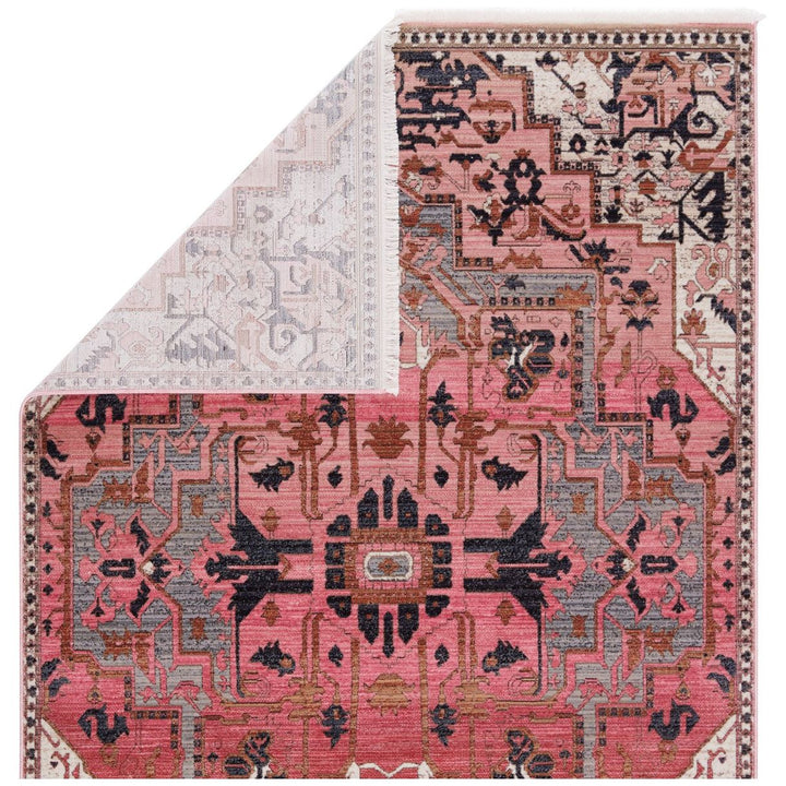 Vibe by Jaipur Living Bellona Medallion Pink/ Gray Area Rug (5'X8')