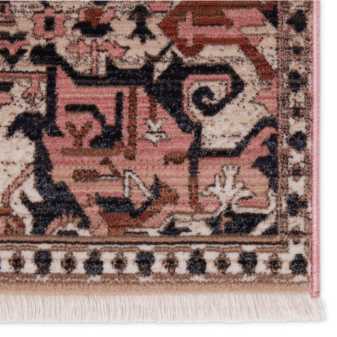 Vibe by Jaipur Living Bellona Medallion Pink/ Gray Area Rug (5'X8')