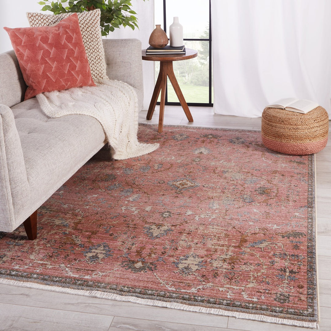 Vibe by Jaipur Living Marcella Oriental Pink/ Gray Area Rug (10'X14')