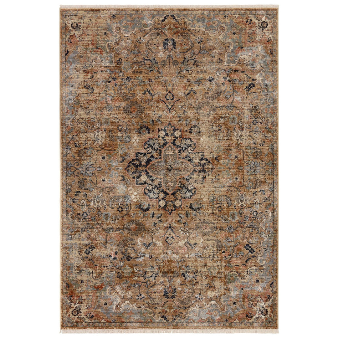 Vibe by Jaipur Living Amena Medallion Gold/ Gray Area Rug (10'X14')