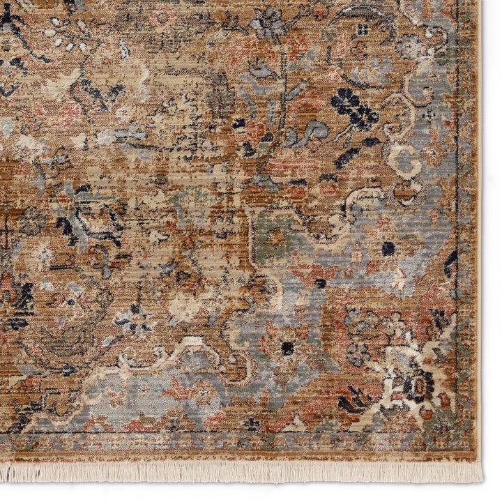 Vibe by Jaipur Living Amena Medallion Gold/ Gray Area Rug (8'X10'6")