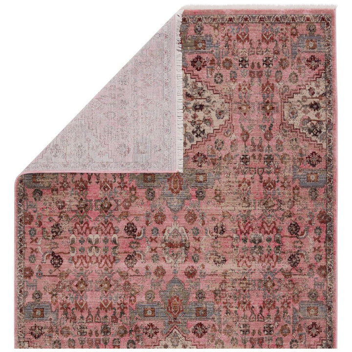 Vibe by Jaipur Living Kerta Medallion Pink/ Beige Area Rug (10'X14')