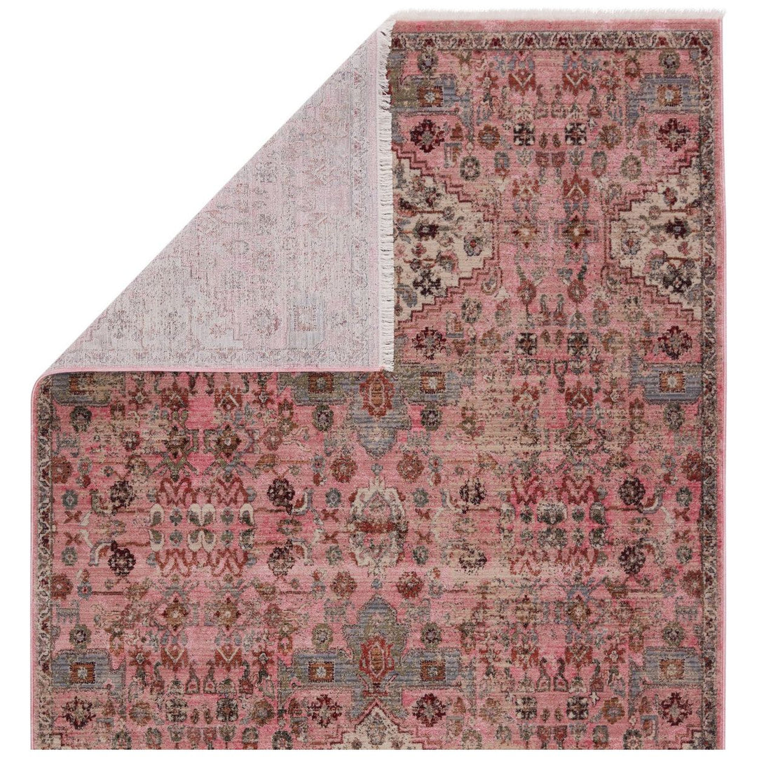 Vibe by Jaipur Living Kerta Medallion Pink/ Beige Area Rug (5'X8')