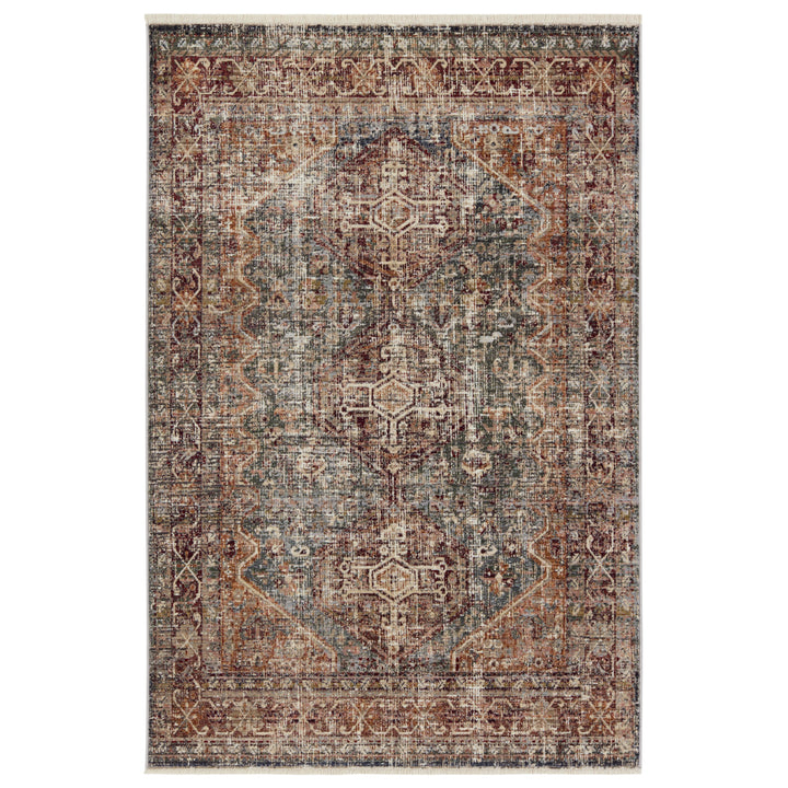 Vibe by Jaipur Living Zakaria Medallion Red/Blue Area Rug (5'X8')