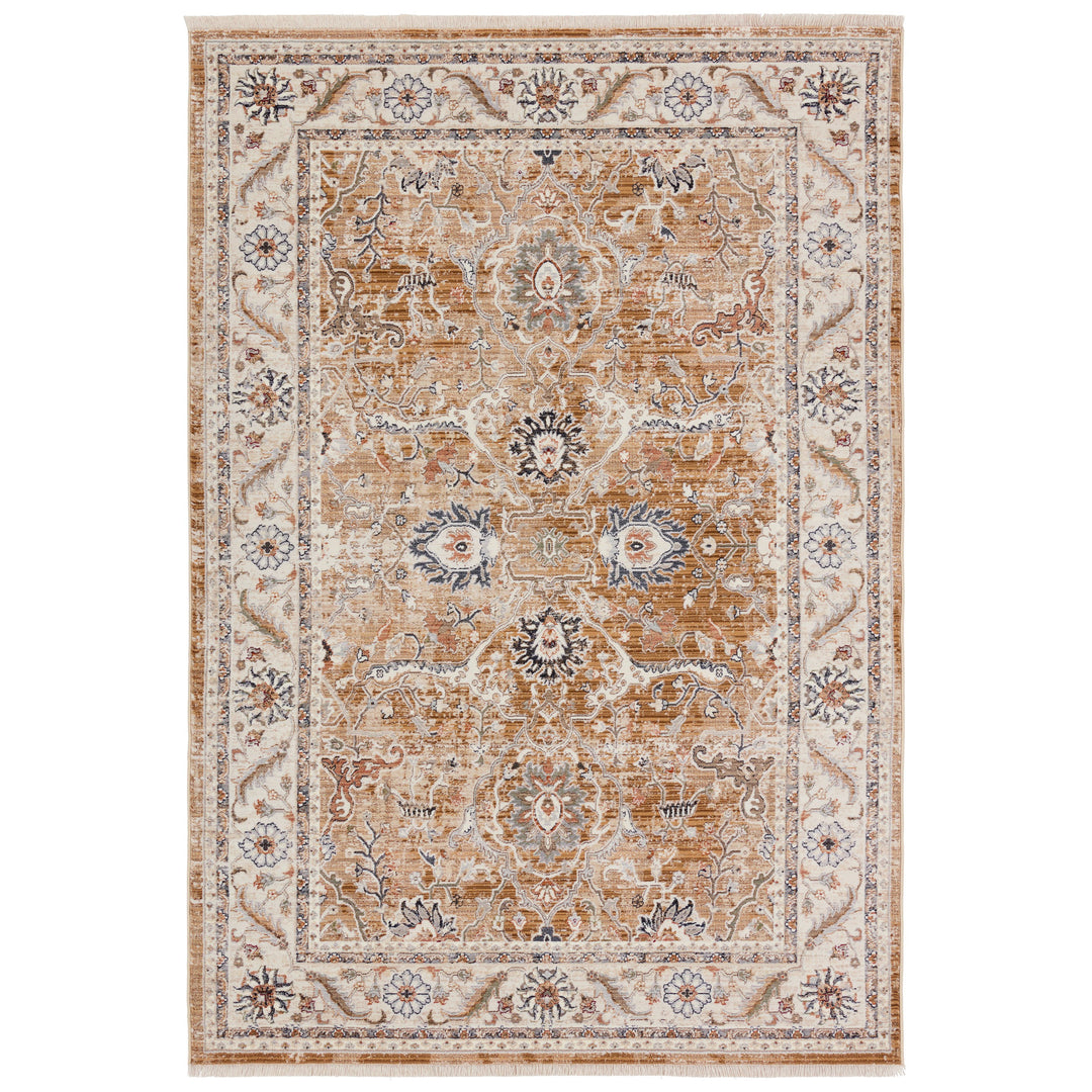 Vibe by Jaipur Living Romano Medallion Brown/ Cream Area Rug (8'X10'6")