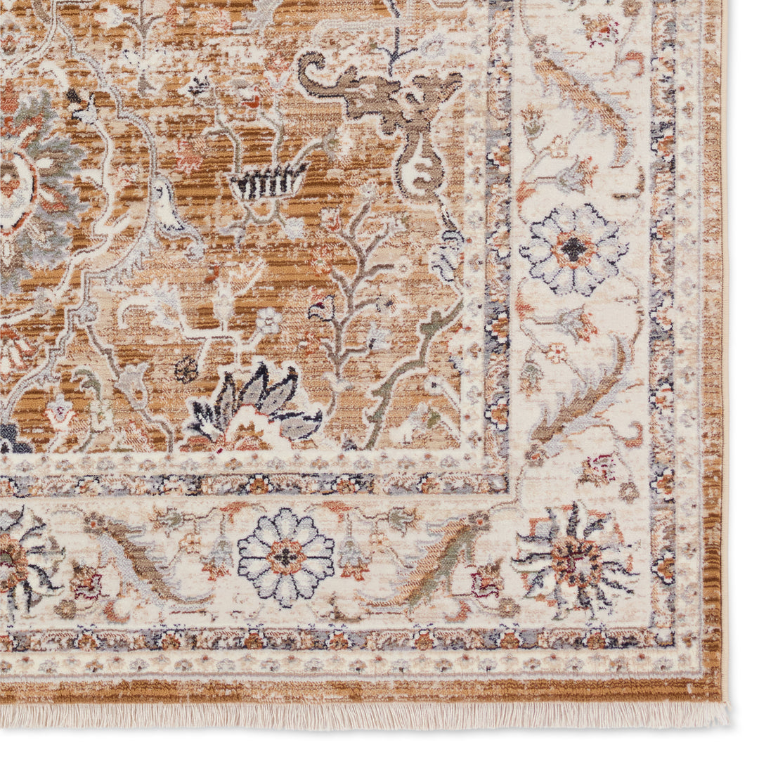 Vibe by Jaipur Living Romano Medallion Brown/ Cream Area Rug (8'X10'6")