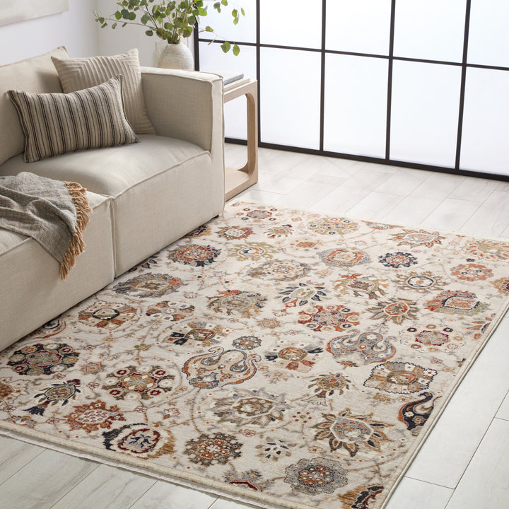 Vibe by Jaipur Living Althea Floral Cream/ Multicolor Area Rug (5'X8')