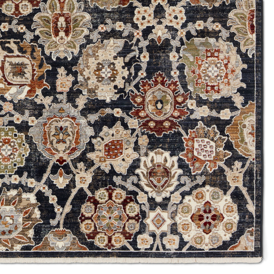 Vibe by Jaipur Living Althea Floral Blue/ Cream Area Rug (10'X14')