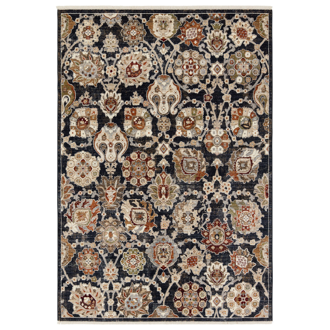 Vibe by Jaipur Living Althea Floral Blue/ Cream Area Rug (5'X8')