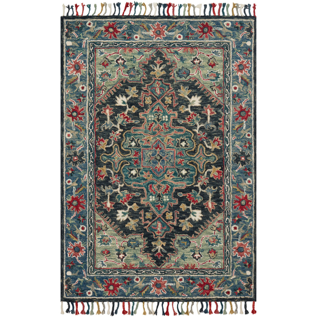 Loloi Zharah Navy / Blue 2'-6" x 7'-6" Runner Rug