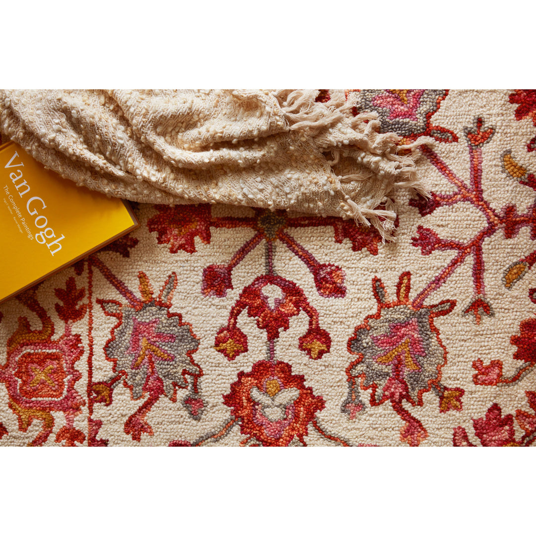 Loloi Zharah Berry 3'-6" x 5'-6" Accent Rug