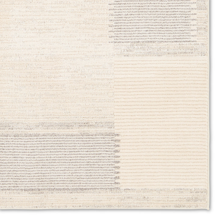 Vibe By Jaipur Living Ares Performance Striped Cream/Gray Area Rug (6'X9')