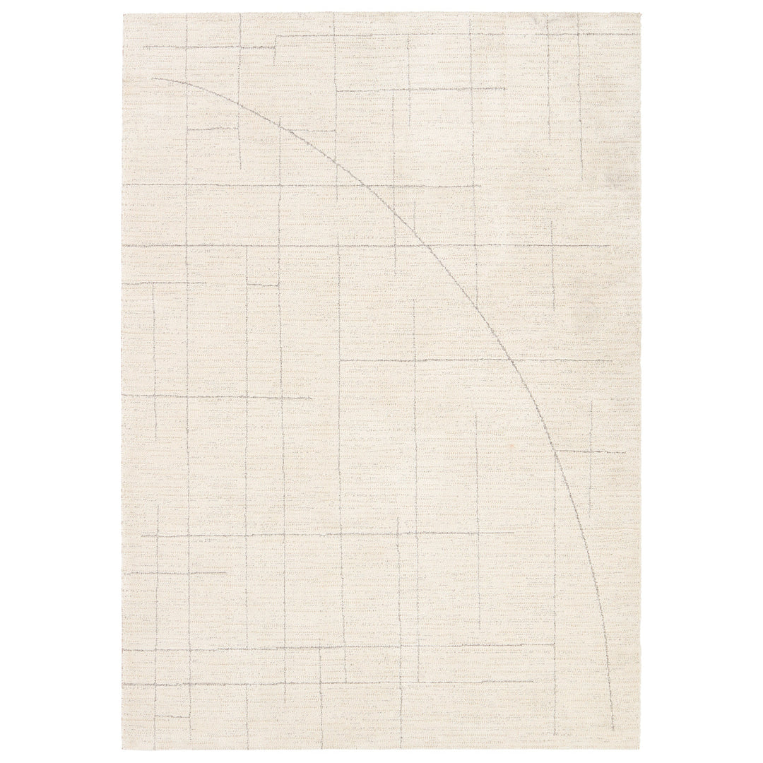 Vibe By Jaipur Living Lioum Performance Striped Cream/Gray Area Rug (8'X10')