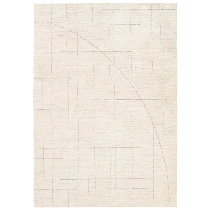 Vibe By Jaipur Living Lioum Performance Striped Cream/Gray Area Rug (8'X10')