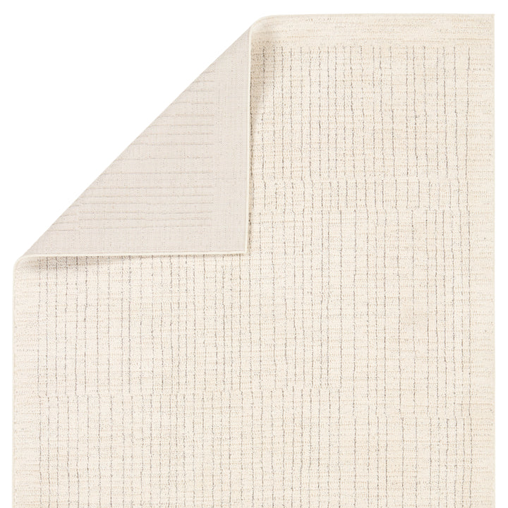 Vibe By Jaipur Living Withe Performance Striped Cream/Gray Area Rug (8'X10')