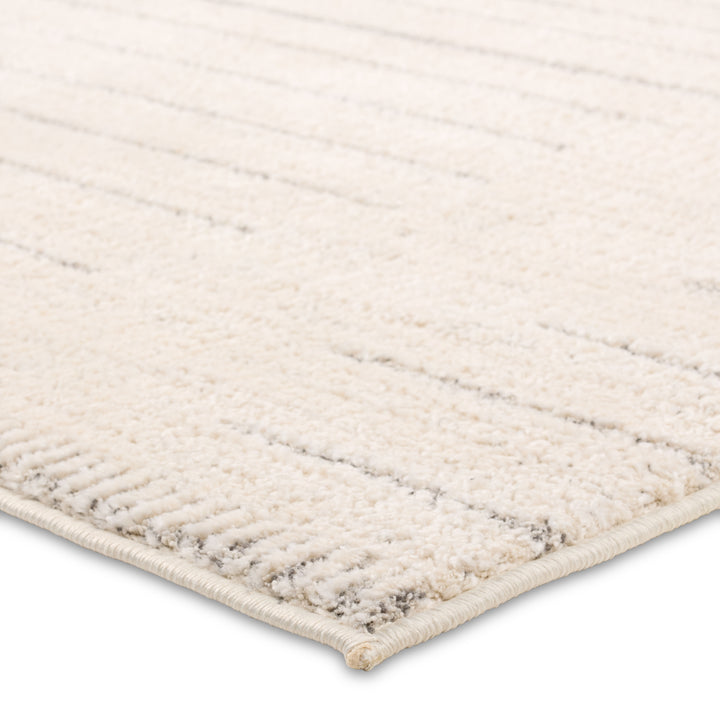 Vibe By Jaipur Living Lumall Performance Striped Cream/Light Gray Area Rug (2'X3')