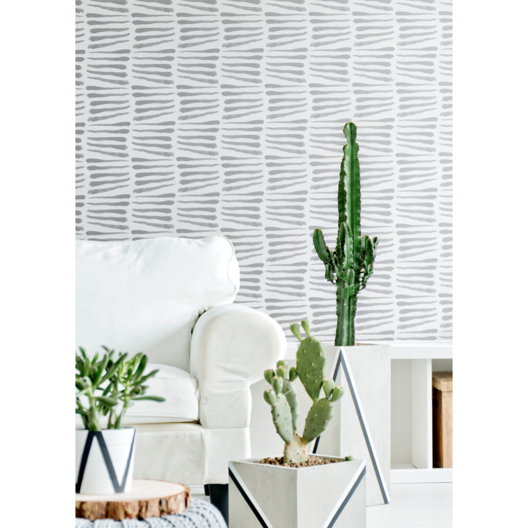 Zebra Wallpaper-Mitchell Black-MITCHB-WC386-1-PM-10-Wall DecorPatterns Black & White-Premium Matte Paper-4-France and Son