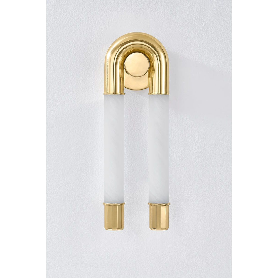 Zeme Wall Sconce - Vintage Polished Brass 2 Lights