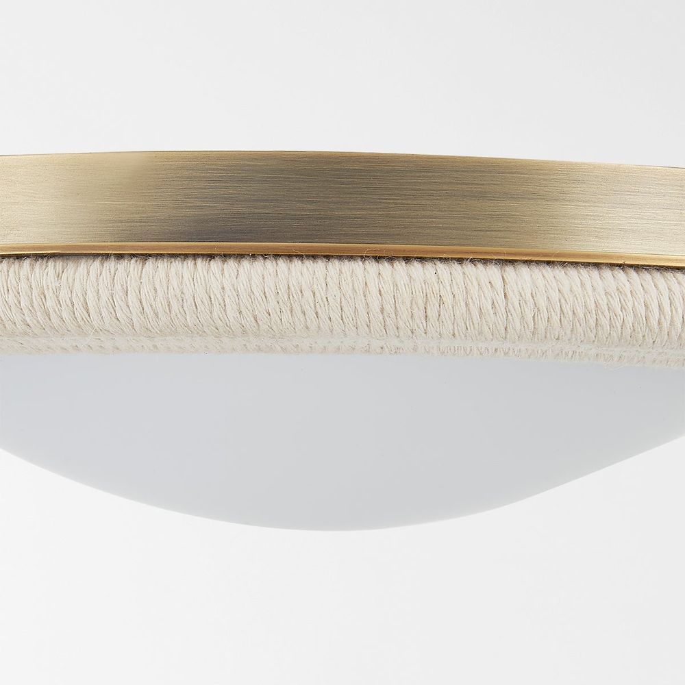 Zion Flush Mount - Patina Brass