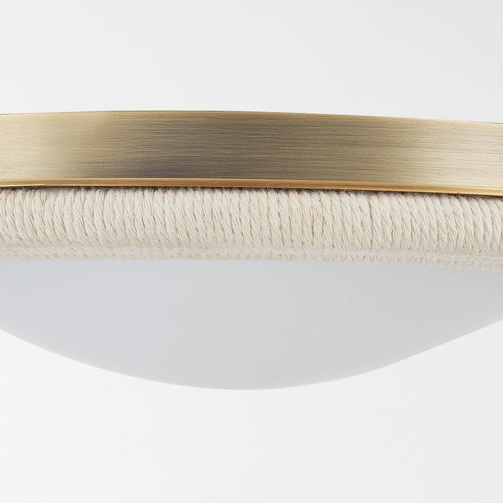 Zion Flush Mount - Patina Brass