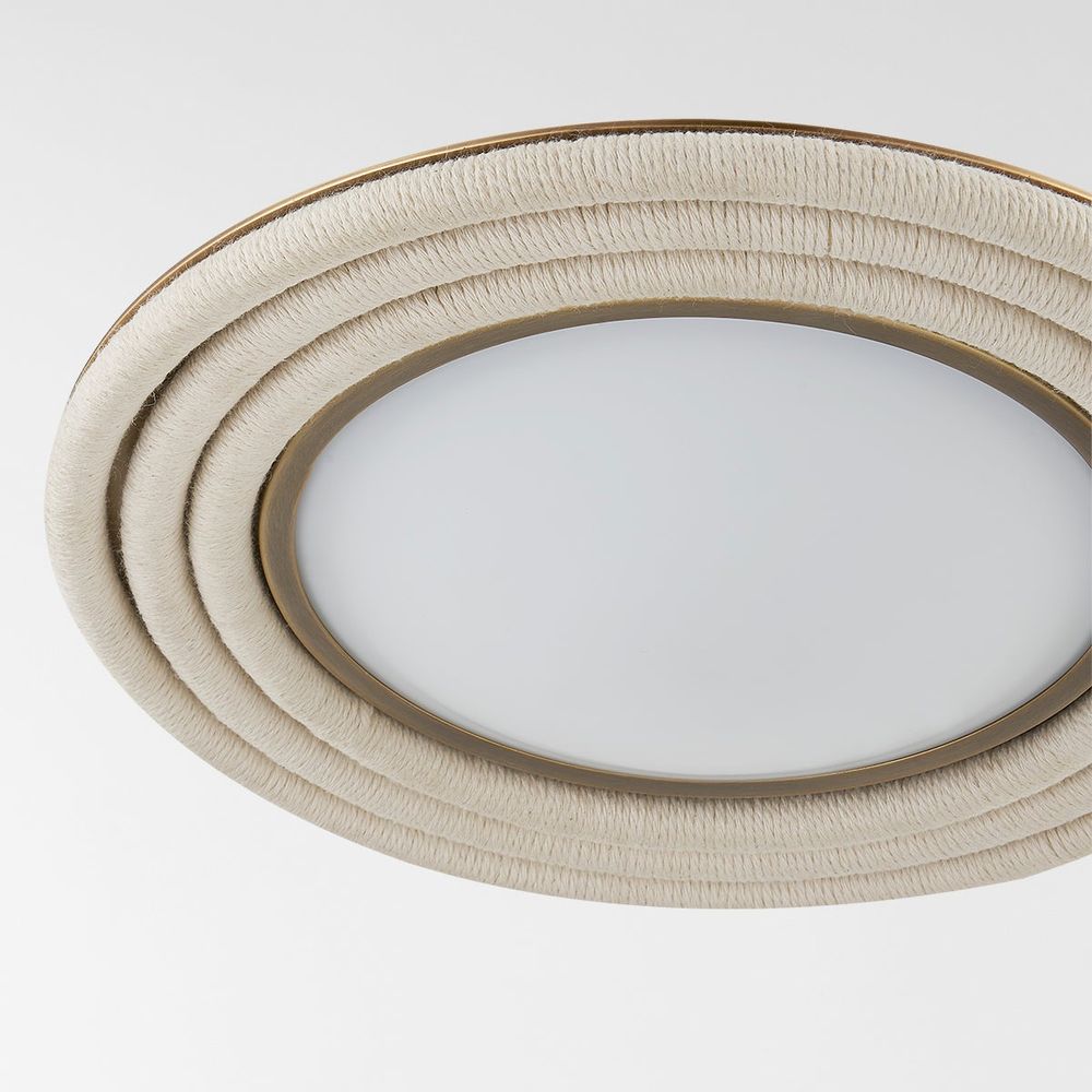 Flush Mounts Zion Flush Mount - Patina Brass