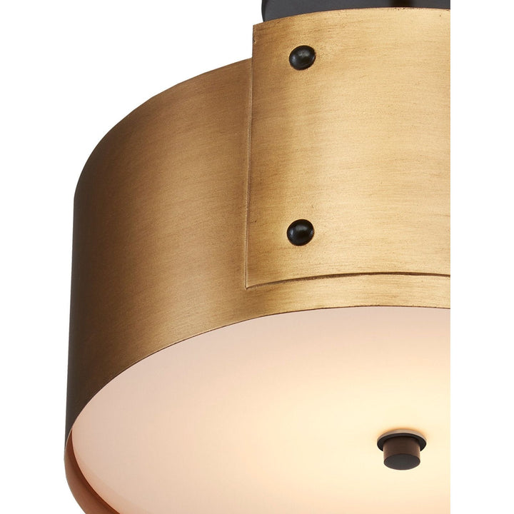 Ritsu Brass Semi-Flush Mount