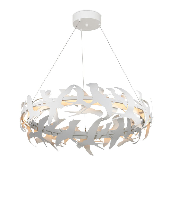 Chandeliers Tijereta White Chandelier