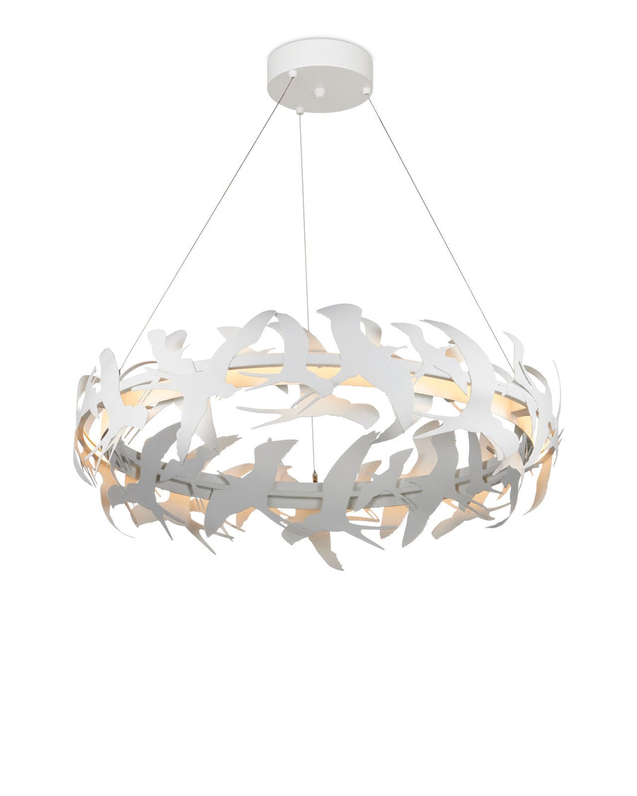 Chandeliers Tijereta White Chandelier