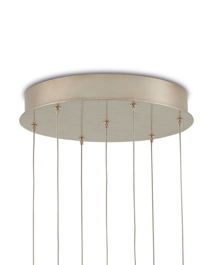 Pendants:Multi Polpo Green 7-Light Round Multi-Drop Pendant