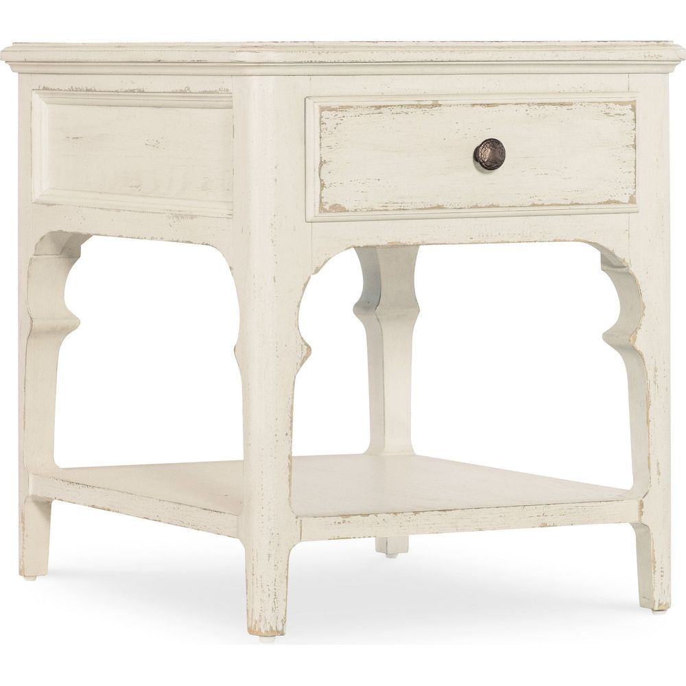 Americana End Table - Whites/Creams/Beiges