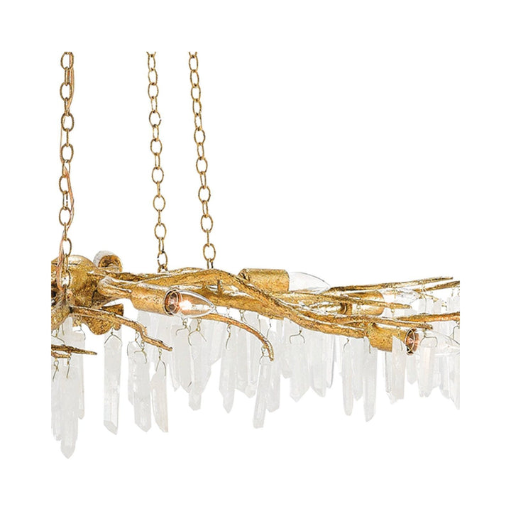 Forest Light Gold Chandelier